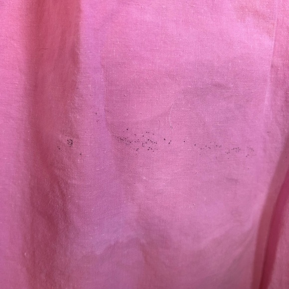 Vintage 80's Boho Southwest Indian Cotton Pink Patchwork Dress Size M - Picture 8 of 16